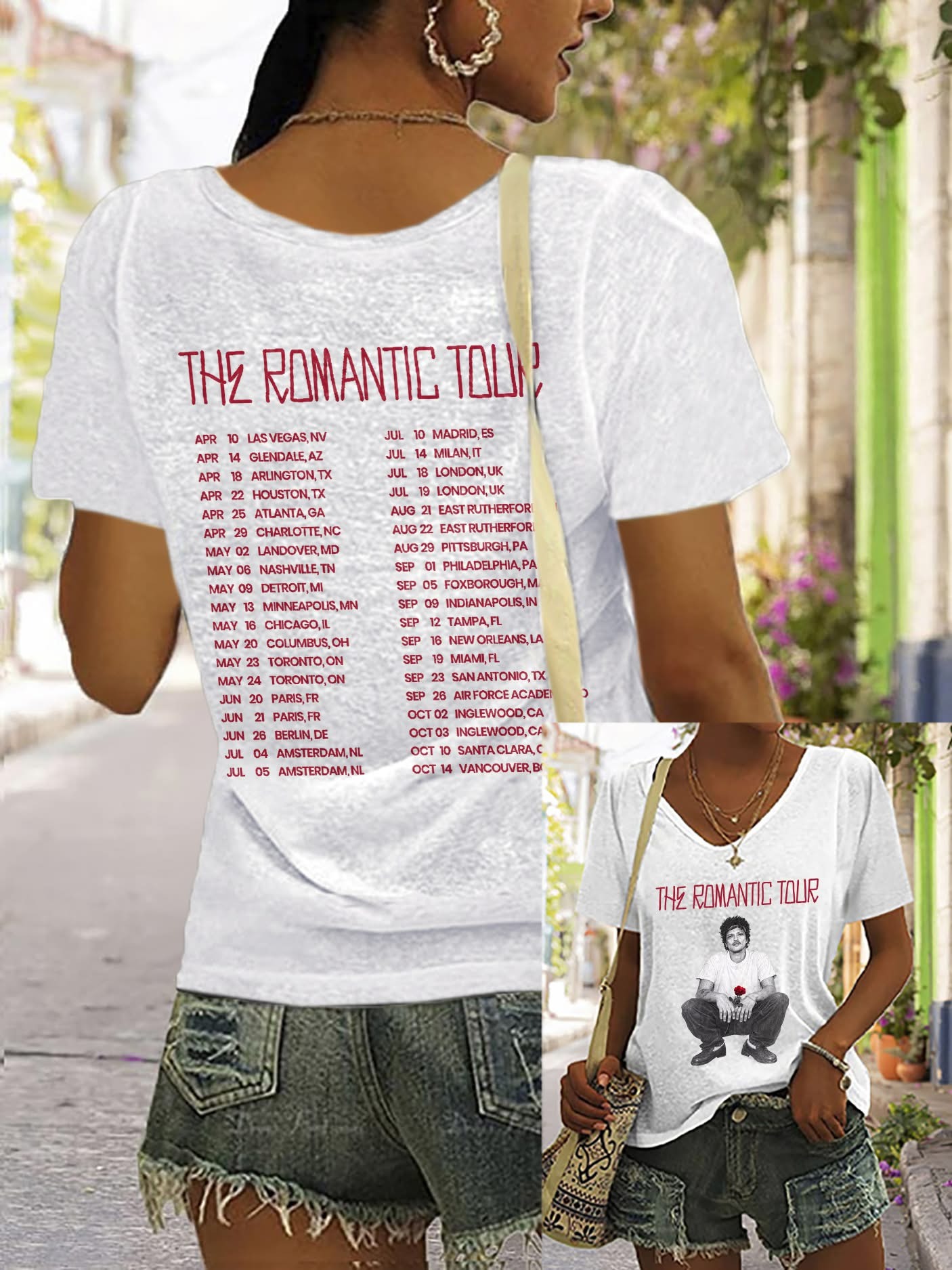 Bruno The Romantic Tour 2026 Shirts Gift For Friends