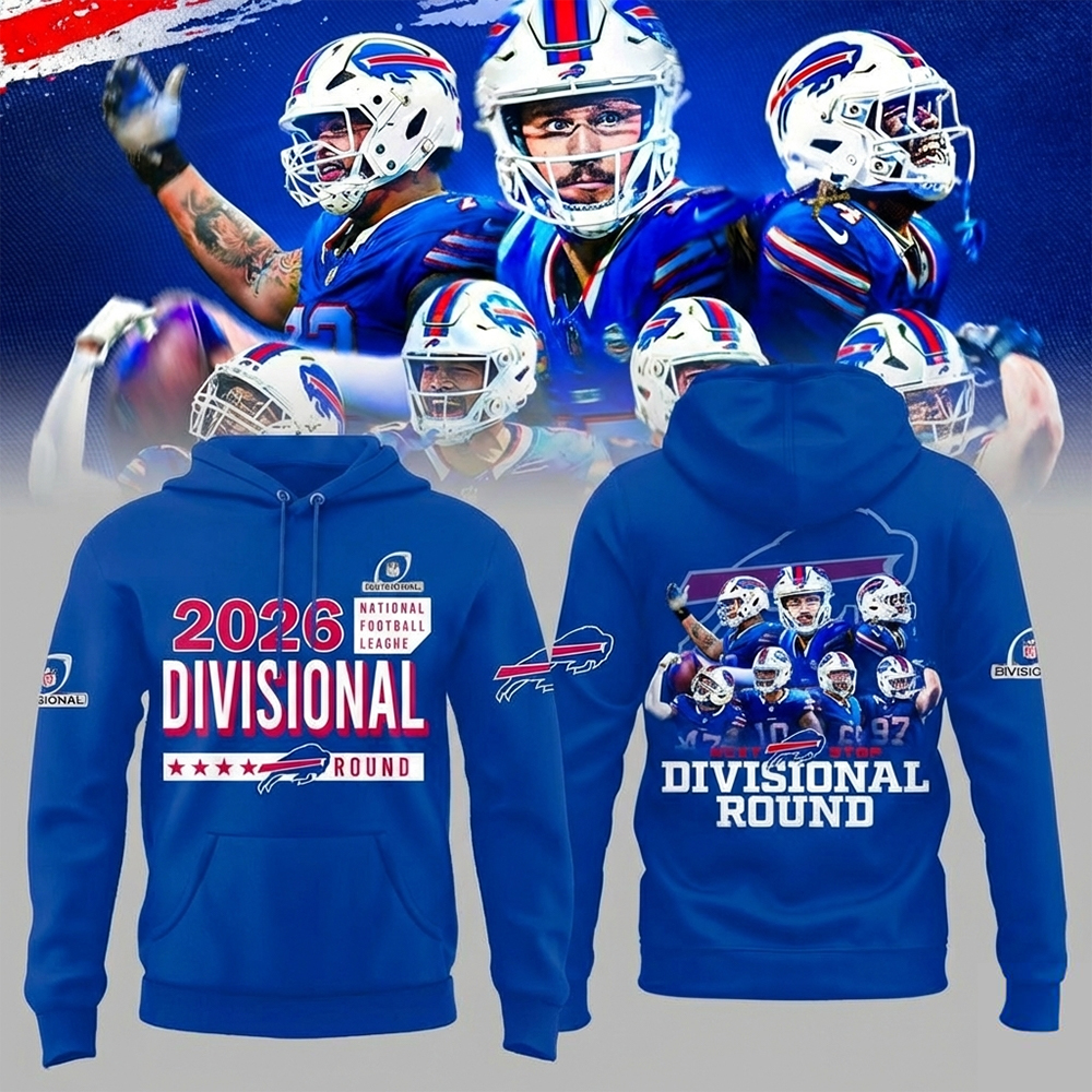 Buffalo Bills Divisional Round Hoodie Bills Apparel Unique Gift For NFL Fans