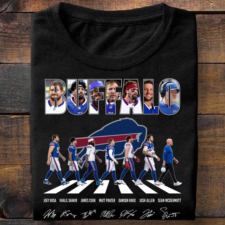 Buffalo Bills Football Skyline Team T-Shirt Gift For Friends
