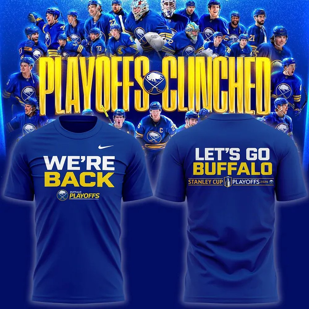 Buffalo Sabres We Are Back 2026 Stanley Cup Playoffs T-Shirt