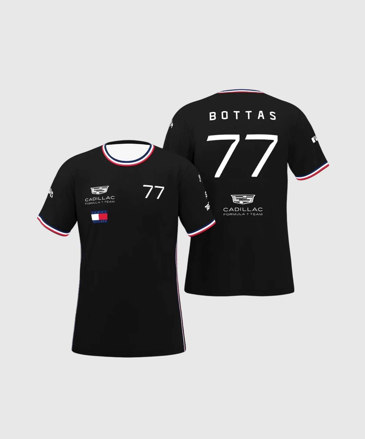 Cadillac F1 Merch Valtteri Bottas 2026 Team Black T-Shirt Formula 1 Racing Best Gift For Racing Fans