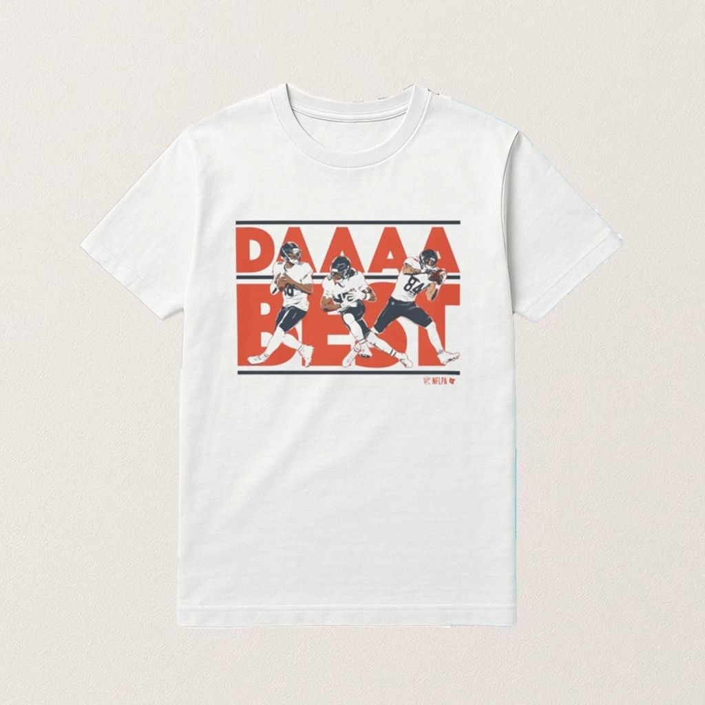 Caleb Williams Rome Odunze Colston Loveland Daaaa Best T-Shirt Chicago Football Merch Fan Gifts