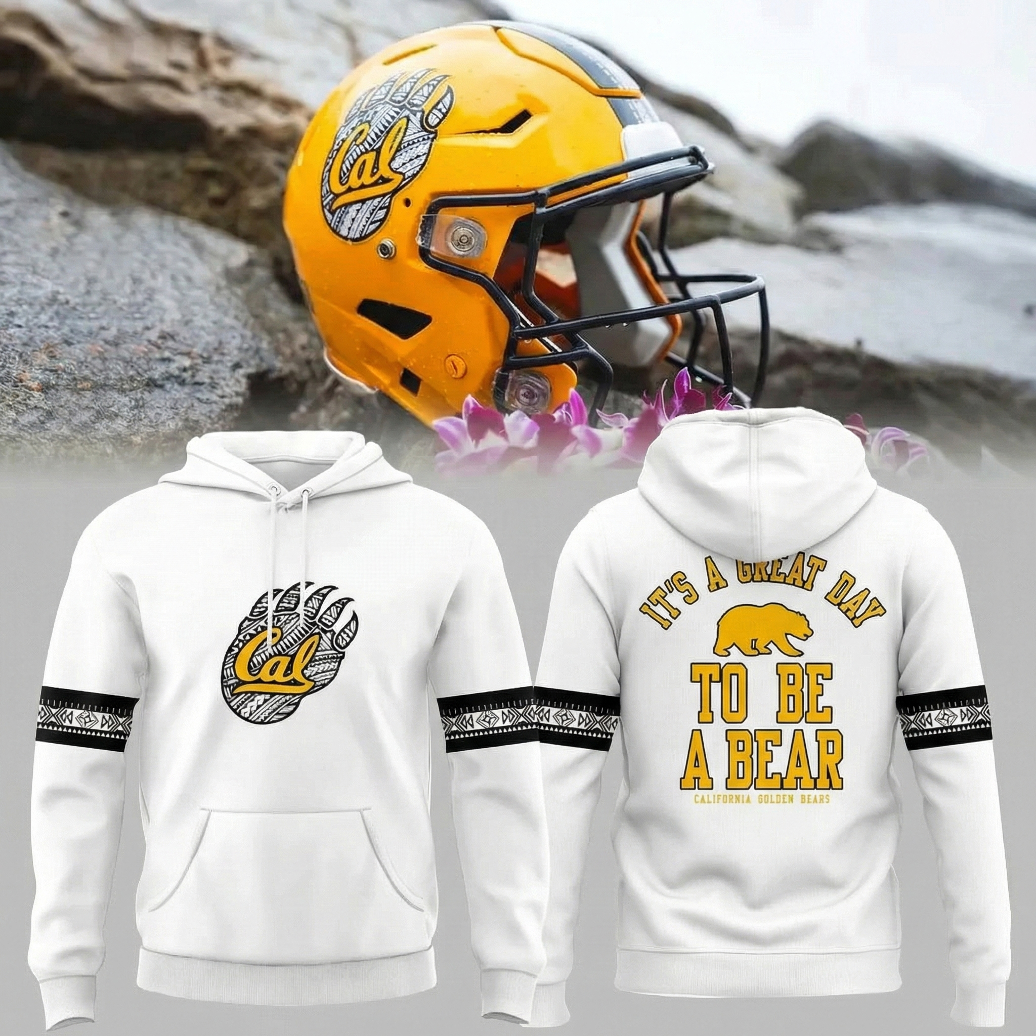 California Golden Bears Football From The Bay To The Islands Hoodie Cal Bears Merch NFL Fans Gifts