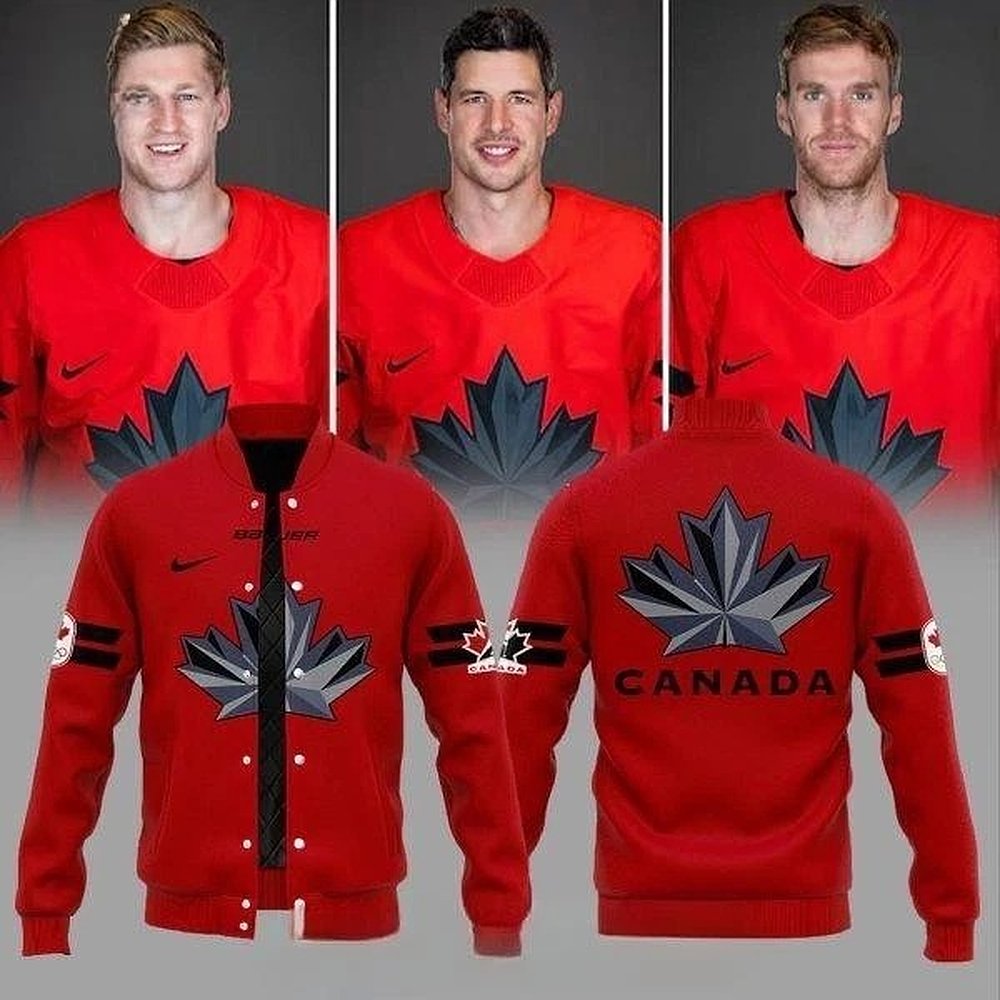 Canada Hockey Olympic Winter 2026 Bomber Jacket Official Team Canada Apparel Best Gift For Hockey Fans