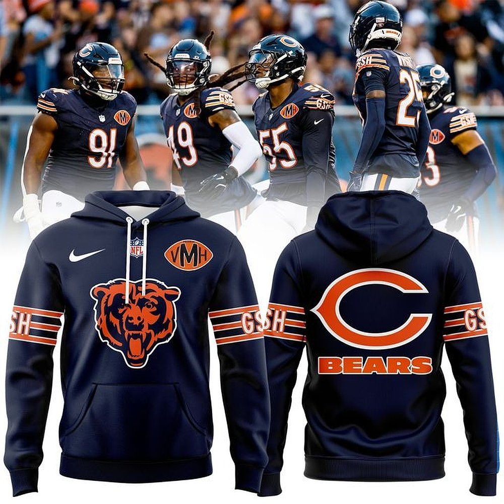 Chicago Bears Bear Down Hoodie Good Better Best Bear Best Gift For Football Fans