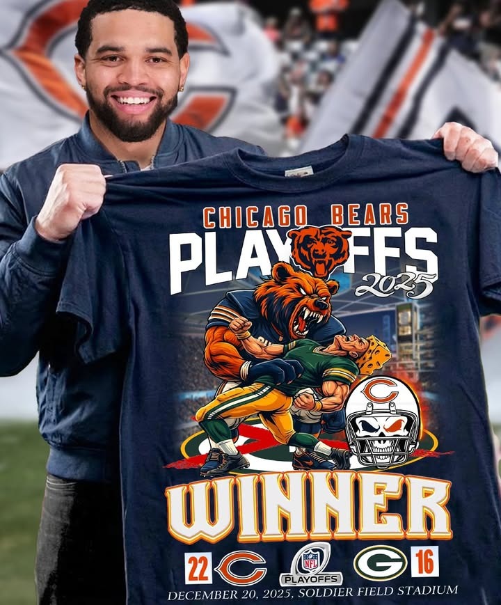 Chicago Bears Football Playoffs 2025 Winner Playoffs T-Shirt Best Gift For Football Fans