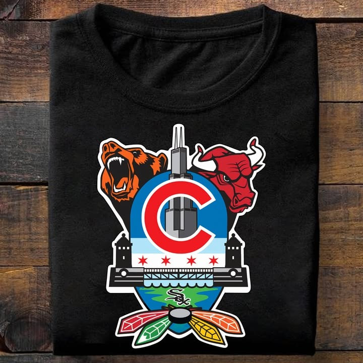 Chicago City Sport Teams T-Shirt Gifts For Chicago Sport Teams Lovers Fans For Him Her