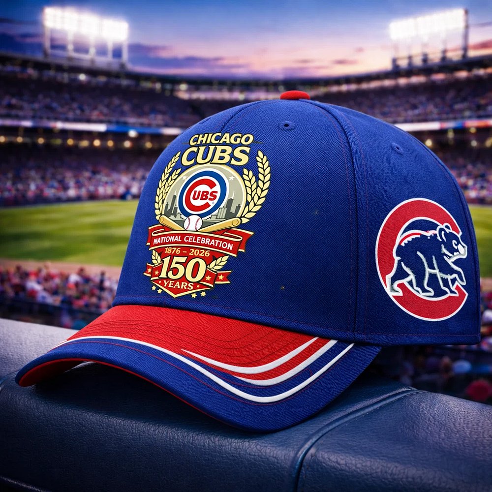 Chicago Cubs 150th Anniversary 1876-2026 Classic Cap