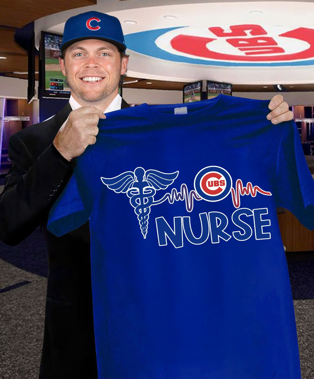 Chicago Cubs Nurses Night T-Shirt Honor Nurses Day Gifts For Cubs Fans Baseball Lovers