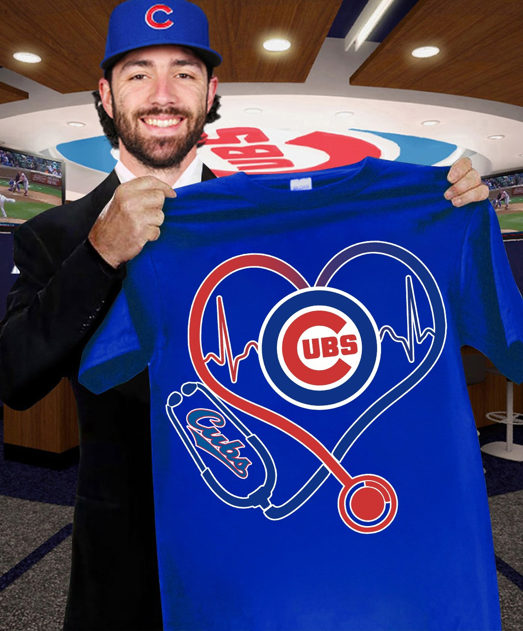 Chicago Cubs Nurses Night T-Shirt Honor Nurses Day Gifts For Cubs Fans For Him Her