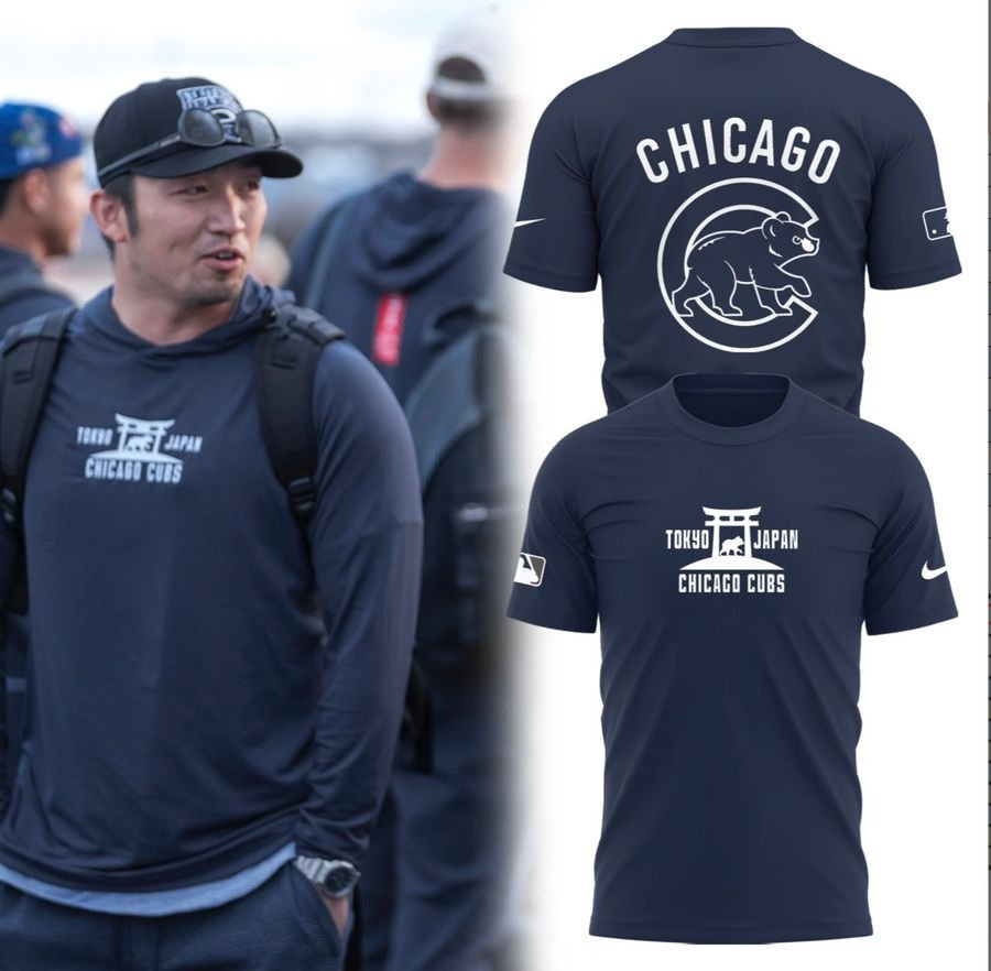 Chicago Cubs Tokyo Japan Series T-Shirt Baseball MLB World Tour Tokyo 2025 Merch Great Gift