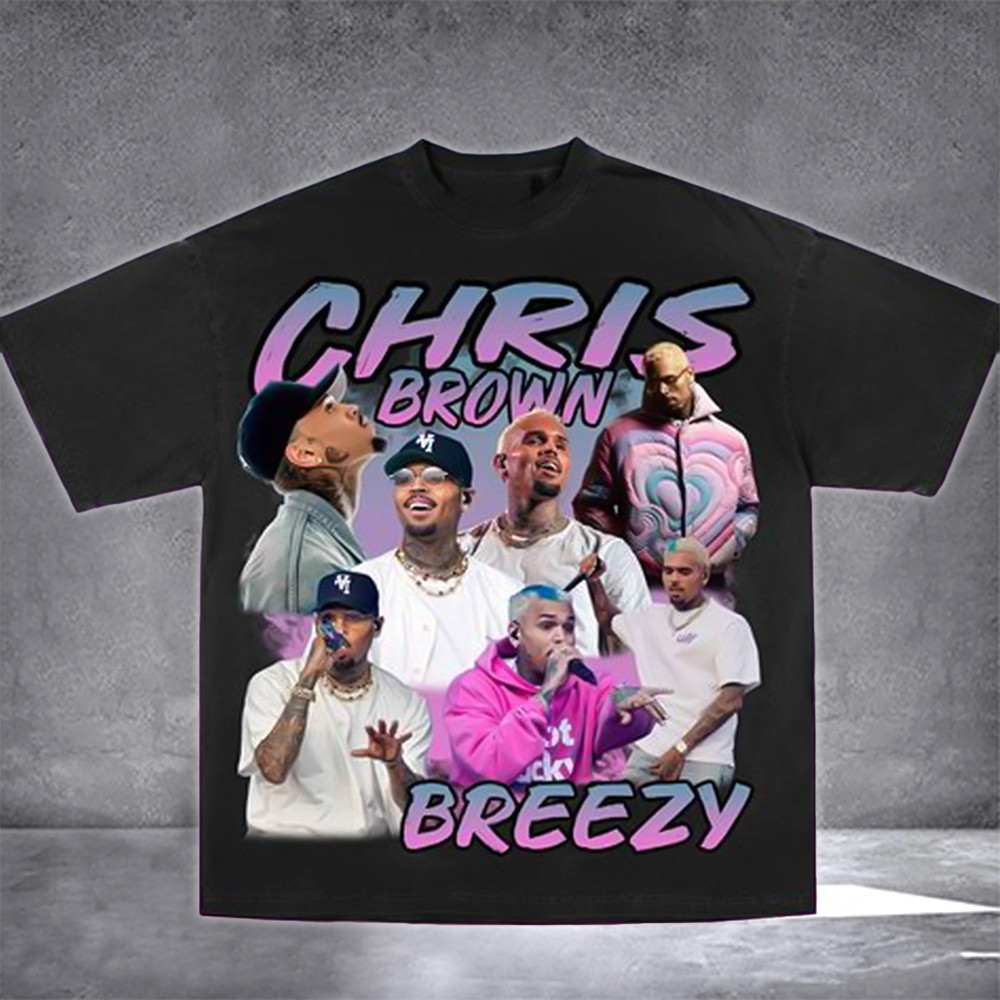 Chris Brown Breezy Bowl Tour Merch T-Shirt Chris Brown 11:11 XX World Tour Apparel