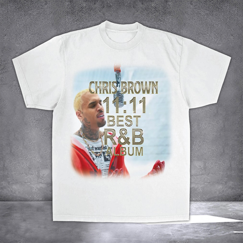 Chris Brown Shirt 11:11 Best R&B Album Breezy Bowl 2025 Tour Merch For Sale
