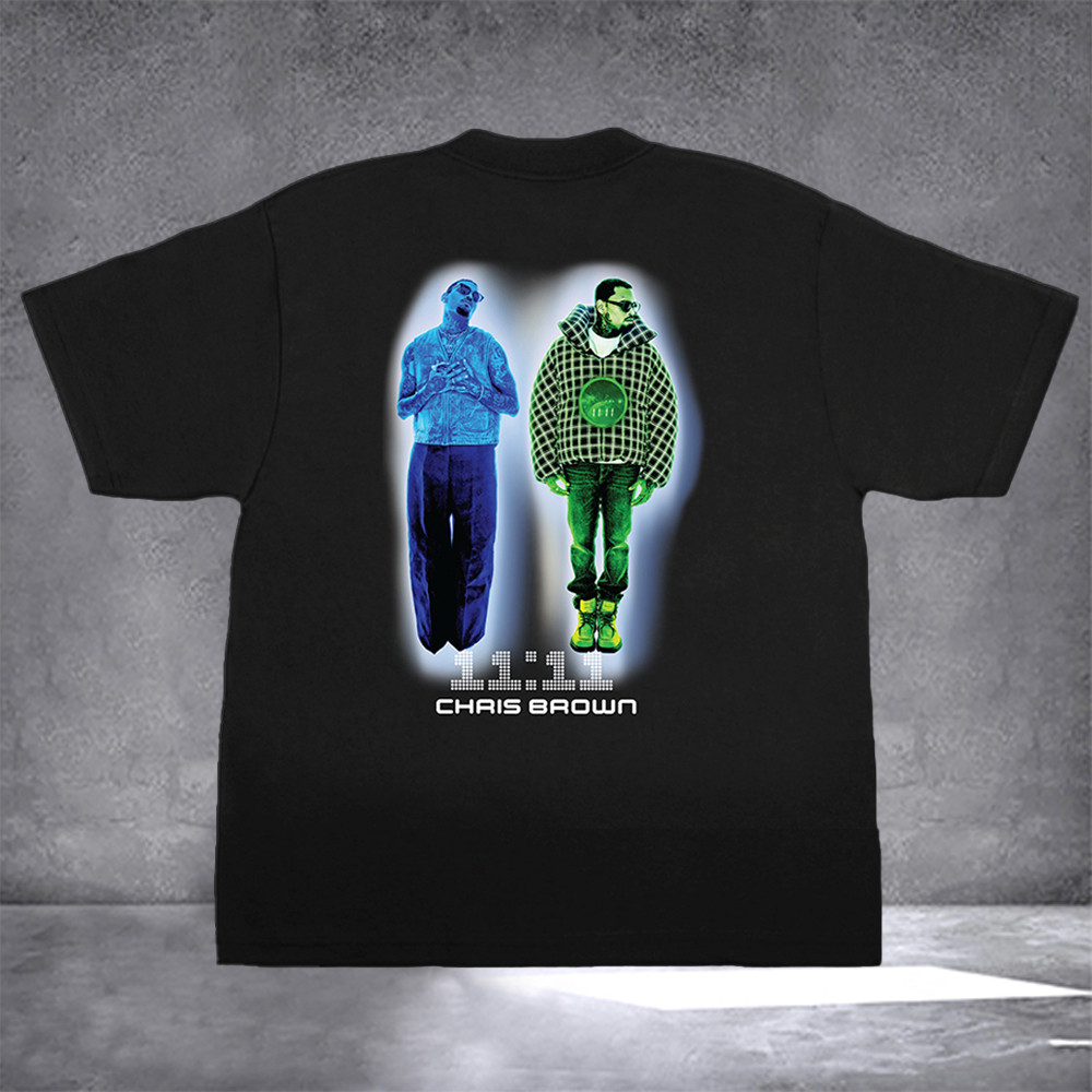 Chris Brown Shirt 11:11 Deluxe Breezy Bowl 2025 Tour Merch Tee Shirts Gifts For Him