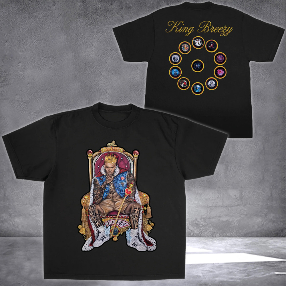Chris Brown Shirt Erica Krissy Chris Brown Breezy Bowl XX World Tour 2025 Shirt Merch