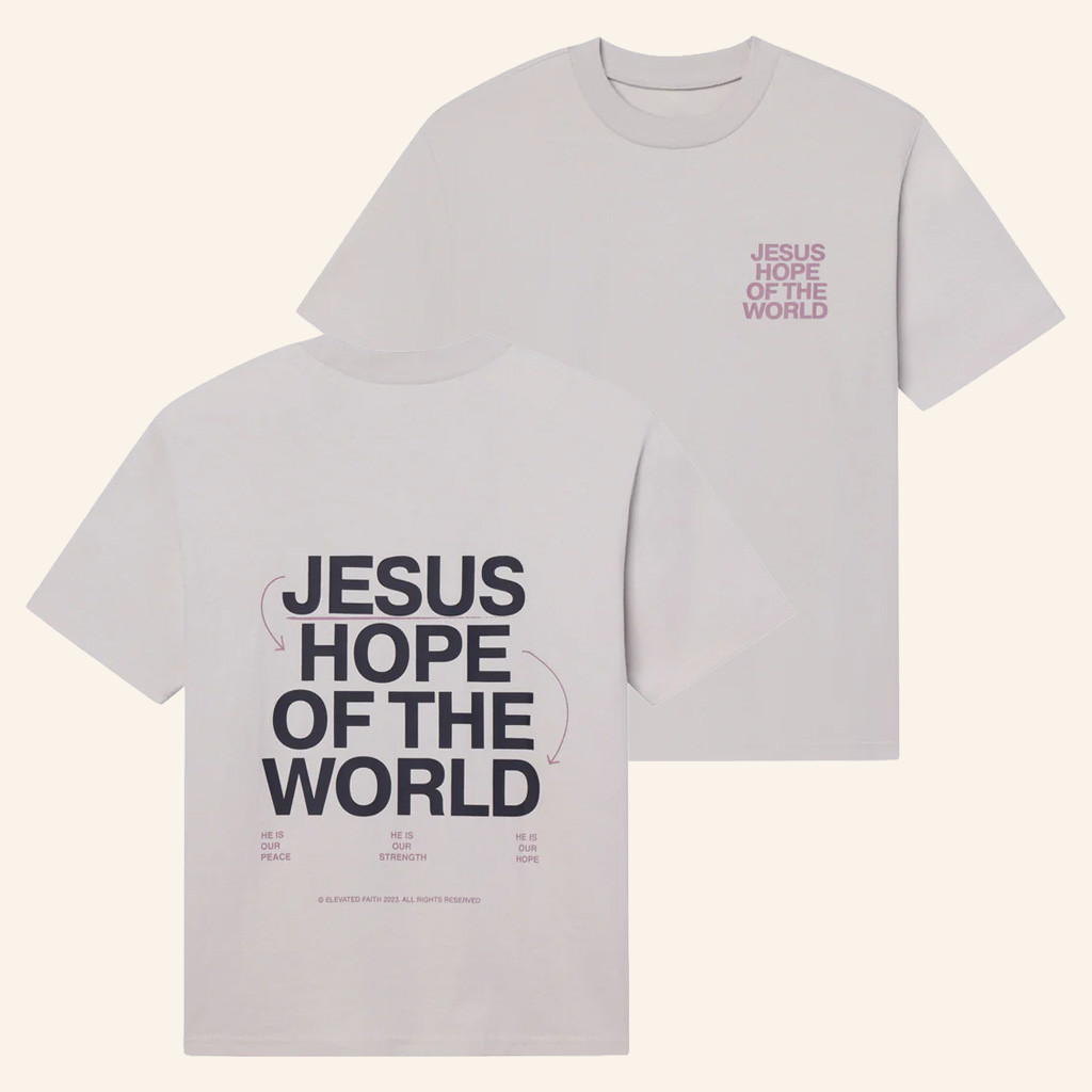 Christian Merch Jesus Hope Of The World T-Shirt Christmas For Him 