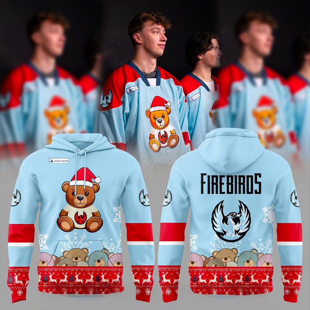 Coachella Valley Firebirds Teddy Bear Toss 2025 Hoodie Hockey Fan Gear Best Gift For Hockey Fans