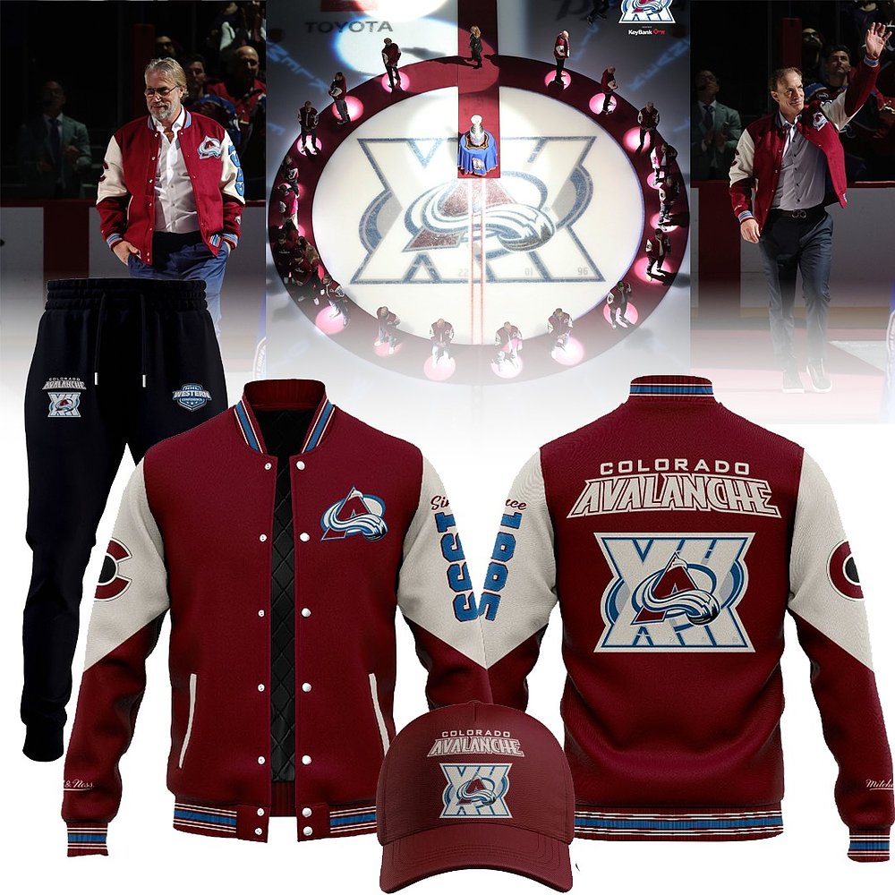 Colorado Avalanche 30th Anniversary Bomber Jacket Avalanche Apparel Best Gift For Hockey Fans