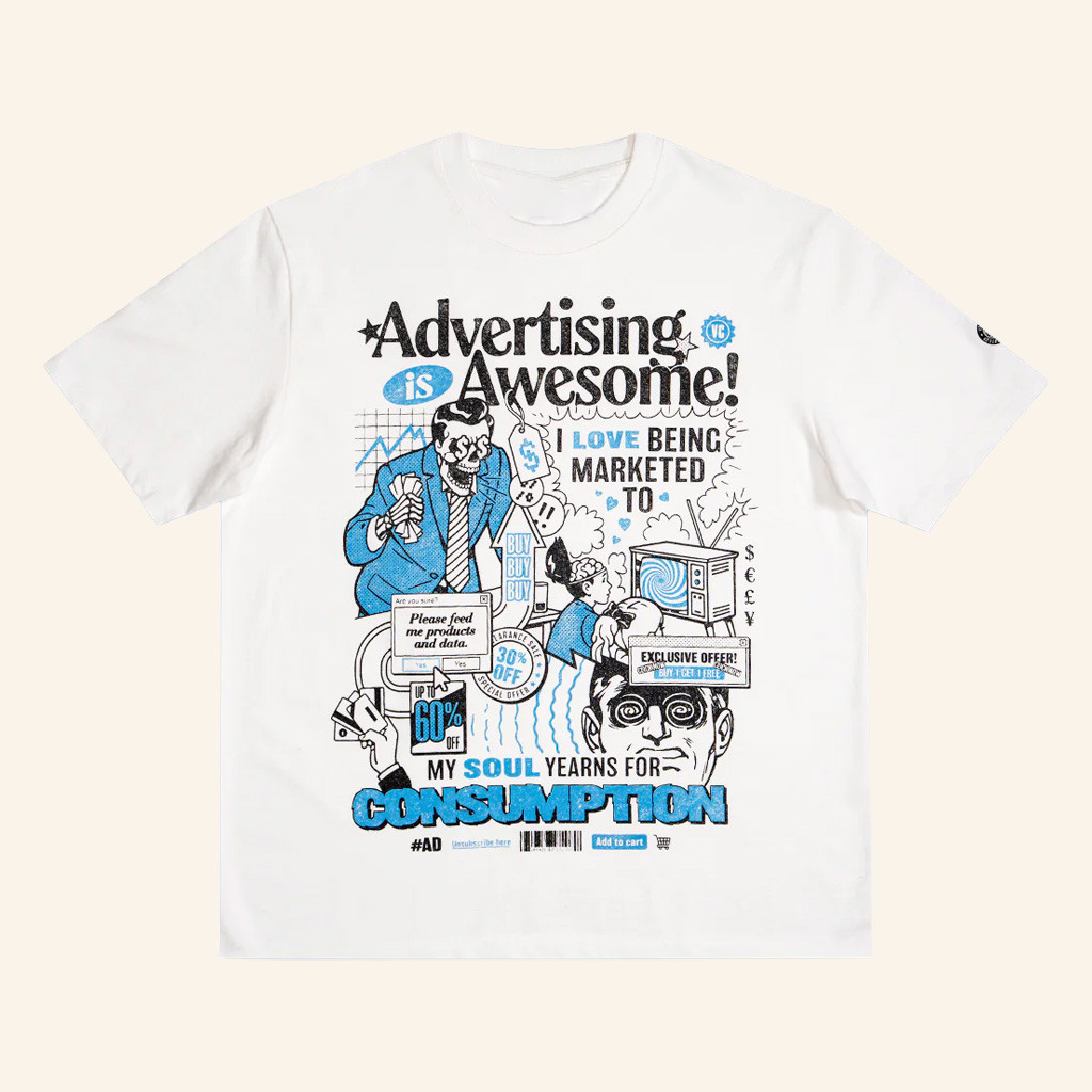 Cool Shirtz Merch Advertising Is Awesome T-Shirt Christmas For Him