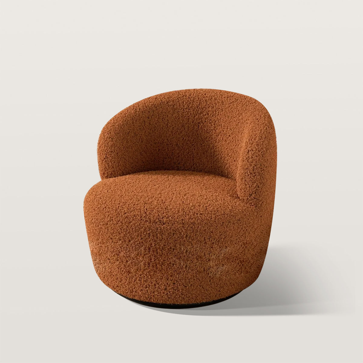 Cozy Modern Barrel Chairs with Soft Padded Armrest