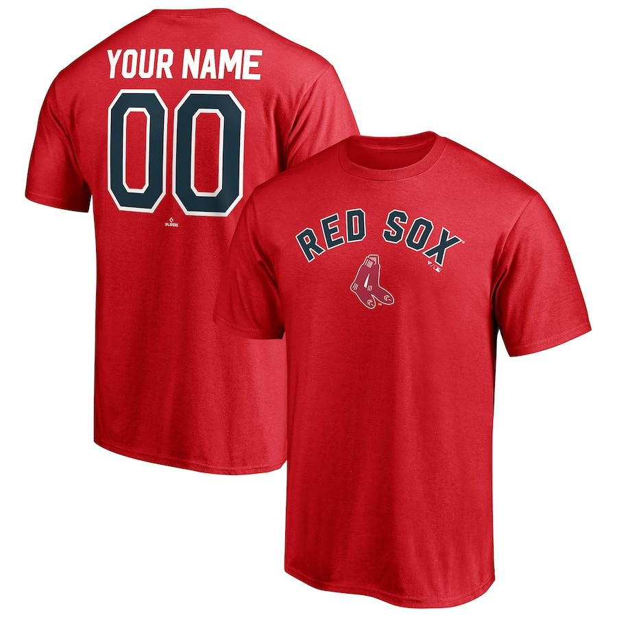 Custom Boston Red Sox T-Shirt Cooperstown Winning Streak Personalized Name And Number Best Gift For Baseball Fans