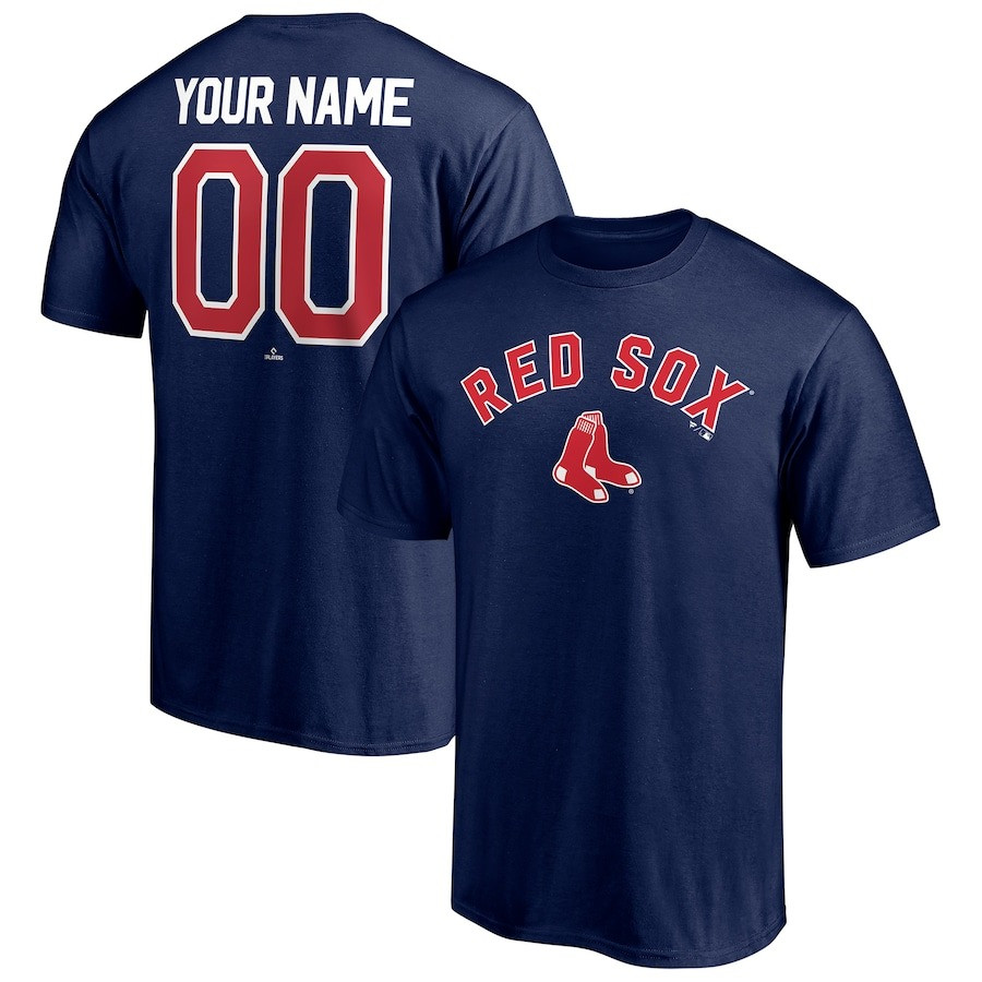 Custom Boston Red Sox T-Shirt Personalized Winning Streak Name And Number Best Gift For Baseball Fans