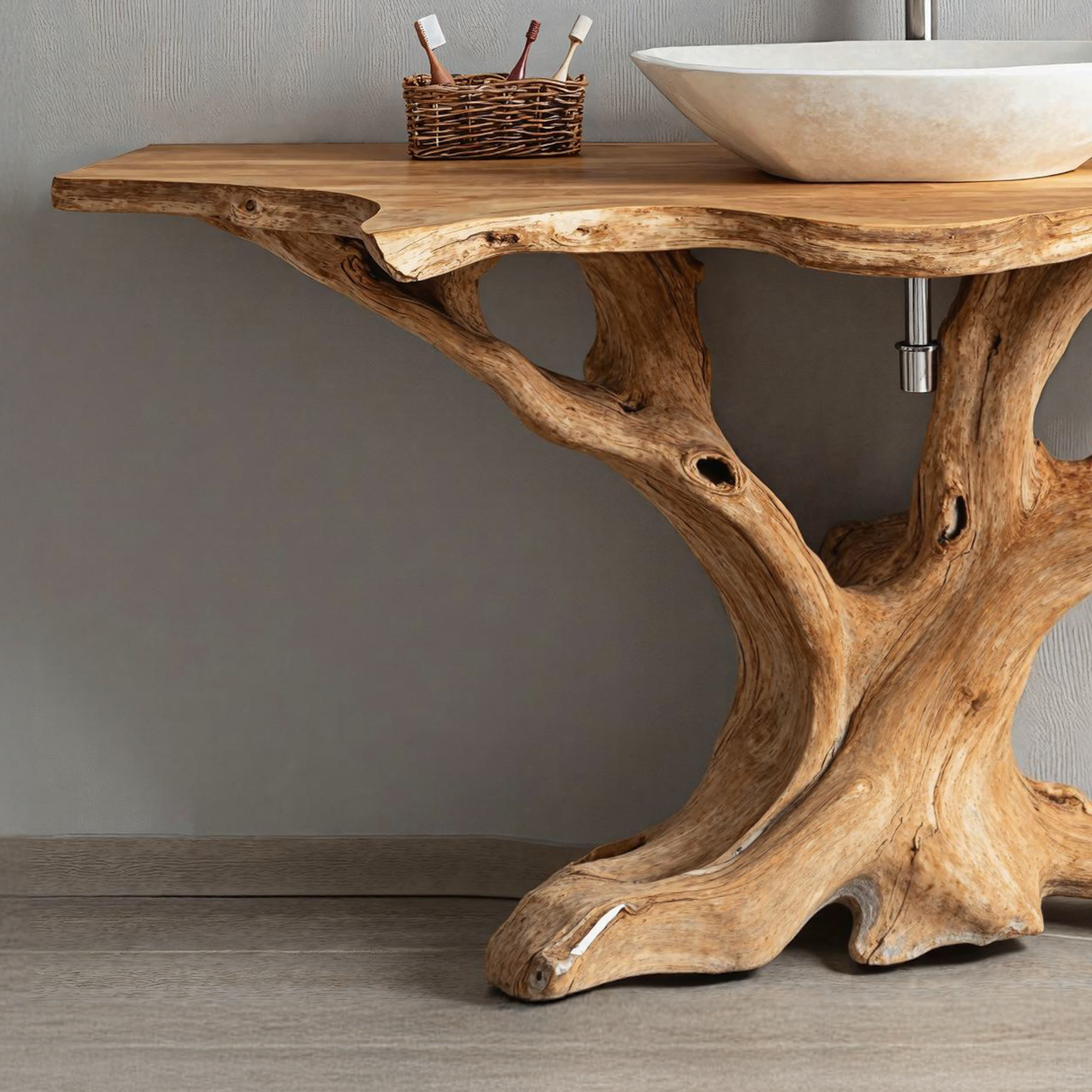 Custom Handcrafted Bathroom Vanity For Stylish Interiors SILDTBRV103