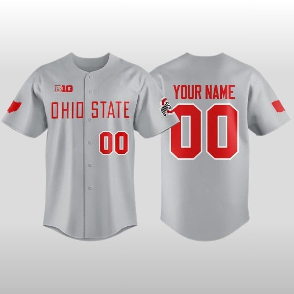 Custom Ohio State Buckeyes Baseball 2026 Jersey Gift For College Sports Fans