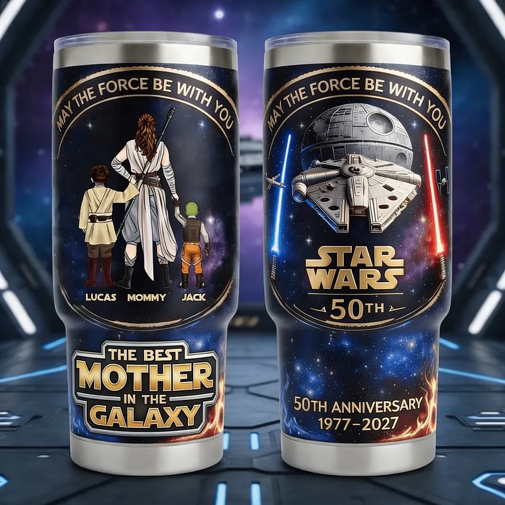 Custom Star Wars May The Force Be With You Tumbler