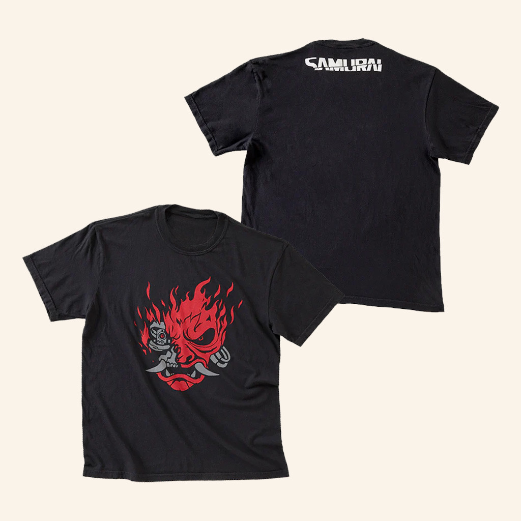 Cyberpunk 2077 Merch Cyberpunk 2077 Samurai T-Shirt For Friends
