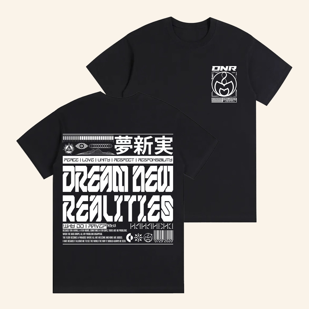 DNR Productions Merch DNR Why We Rave T-Shirt For EDM Fans