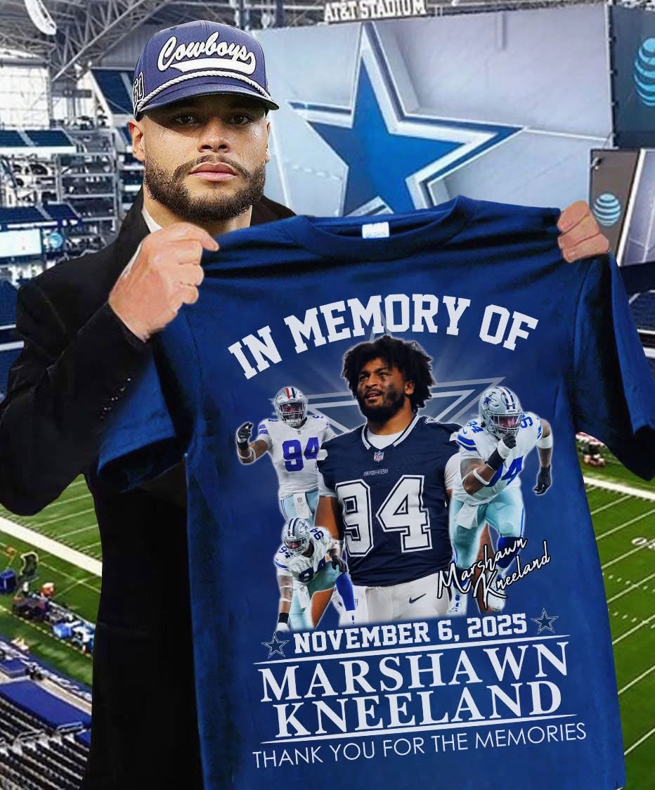 Dallas Cowboys Football In Memory Of Marshaw Kneeland T-Shirt Best Gift For Football Fans