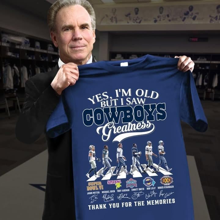 Dallas Cowboys Football Yes Im Old But I Saw Cowboys Greatness T-Shirt Best Gift For Football Fans
