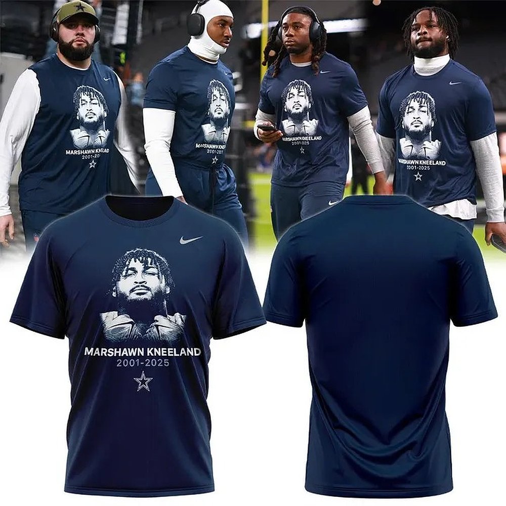 Dallas Cowboys Honoring Marshawn Limited Edition 2025 T-Shirt NFL Football Tribute Best Fans Gift