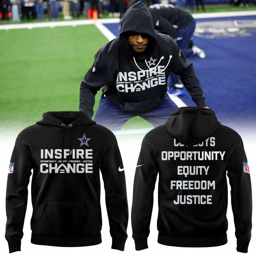 Dallas Cowboys x Inspire Change Hoodie Cowboys Apparel Unique Football Lovers Gifts