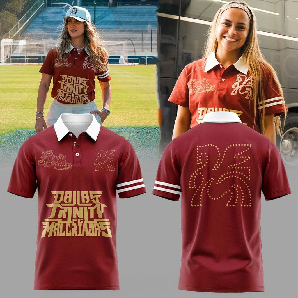 Dallas Trinity FC x For DTFC x Malcriadas Fans 2025 Polo Shirt Fan Merch Gifts For Friends