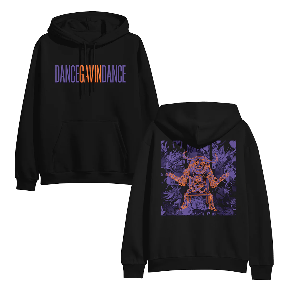 Dance Gavin Dance Merch DGD Outline Hoodie Music Lover Father'sDay Present Ideas