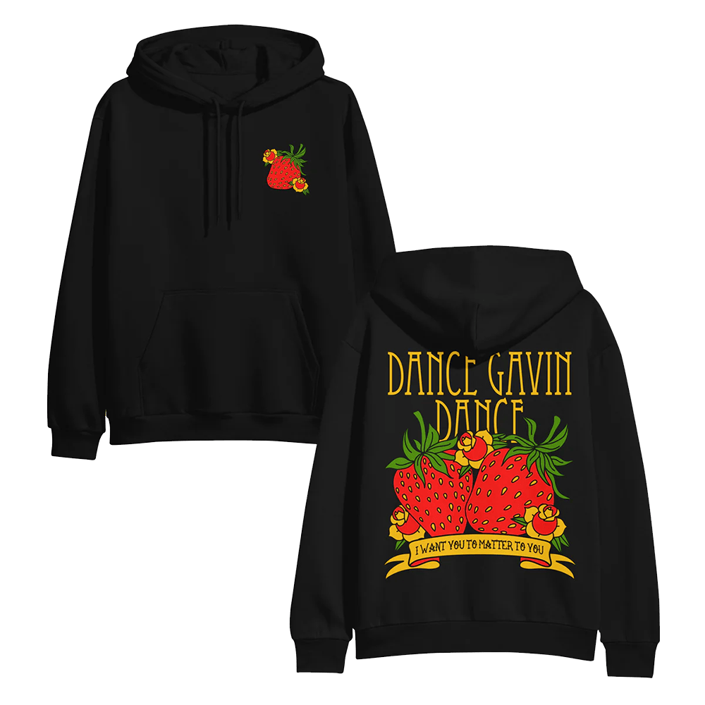 Dance Gavin Dance Merch DGD Strawberry Wake Hoodie Best Gifts For Music Lovers