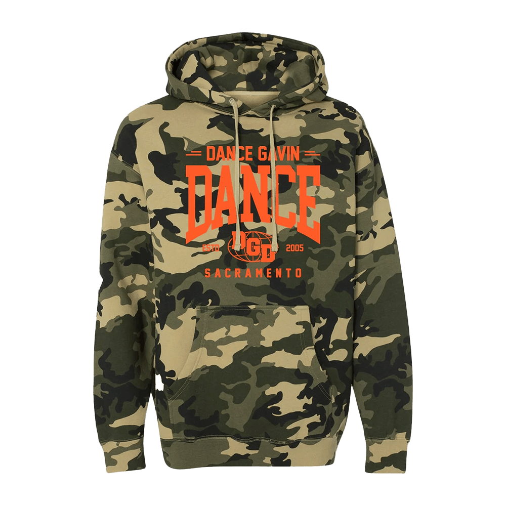 Dance Gavin Dance Merch Hardcore Camo Hoodie Great Father's Day Gifts