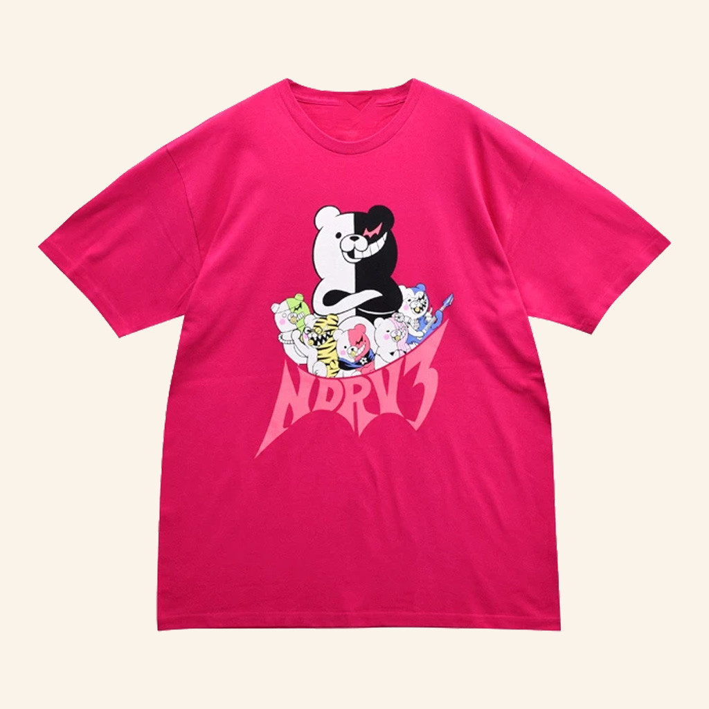 Danganronpa Merch Listen Flavor Killing Harmony Monokuma And Monokumas NDRV3 T-Shirt Fan Gifts 
