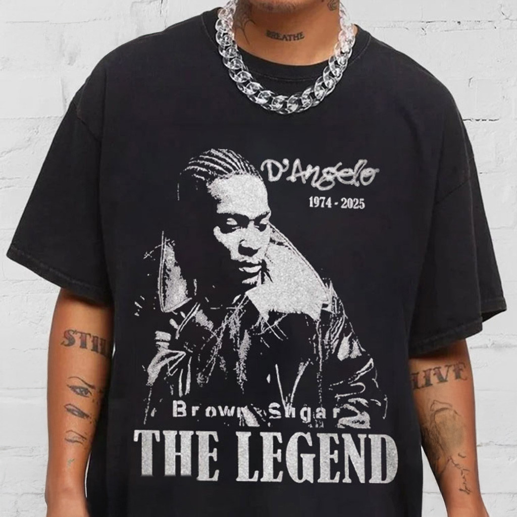 Dangelo The Legend Rnb 2000s Music T-Shirt Christmas For Music Lovers
