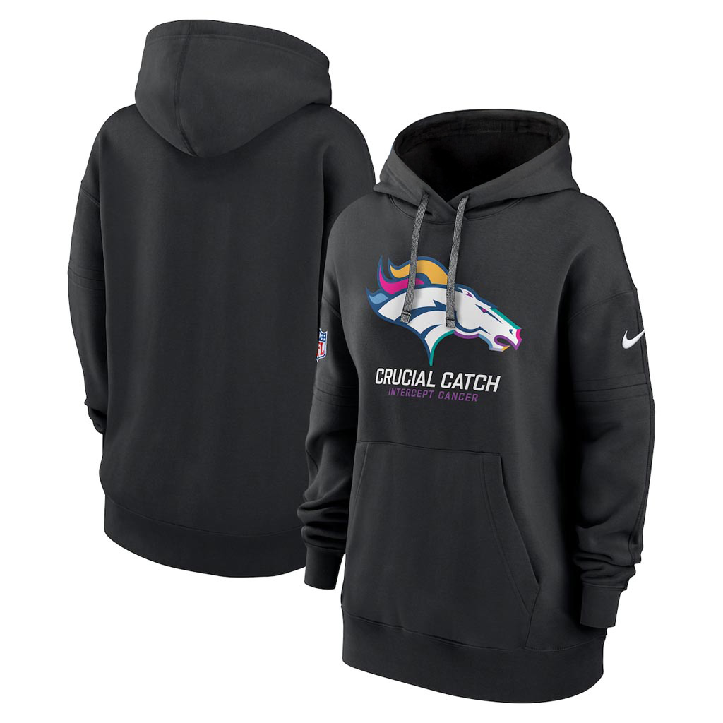 Denver Broncos Crucial Catch NFL Hoodie 2025 Rainbow Broncos Merch Gift Ideas For Sister