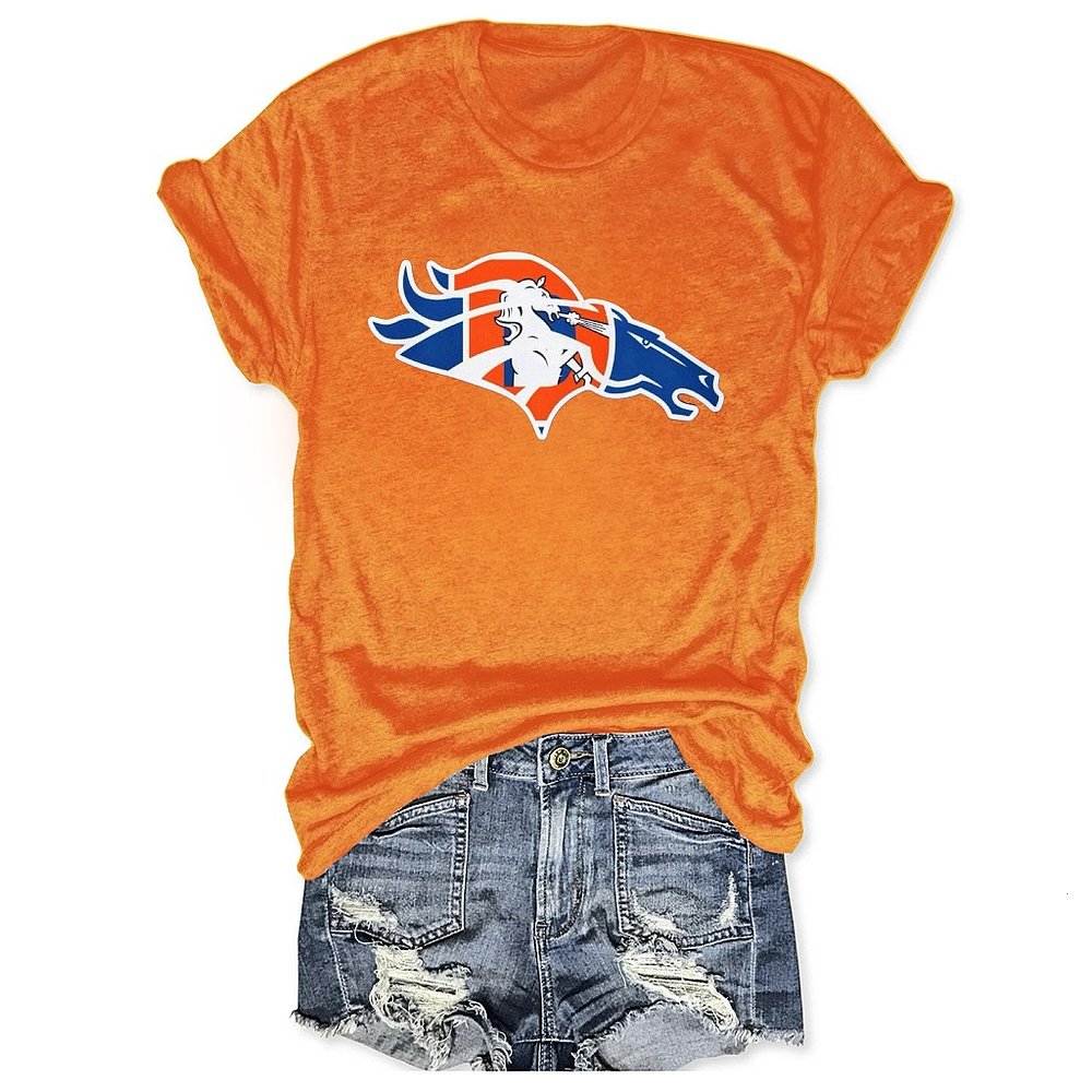 Denver Broncos Womens Logo Team T-Shirt Best Gift For Football Fans