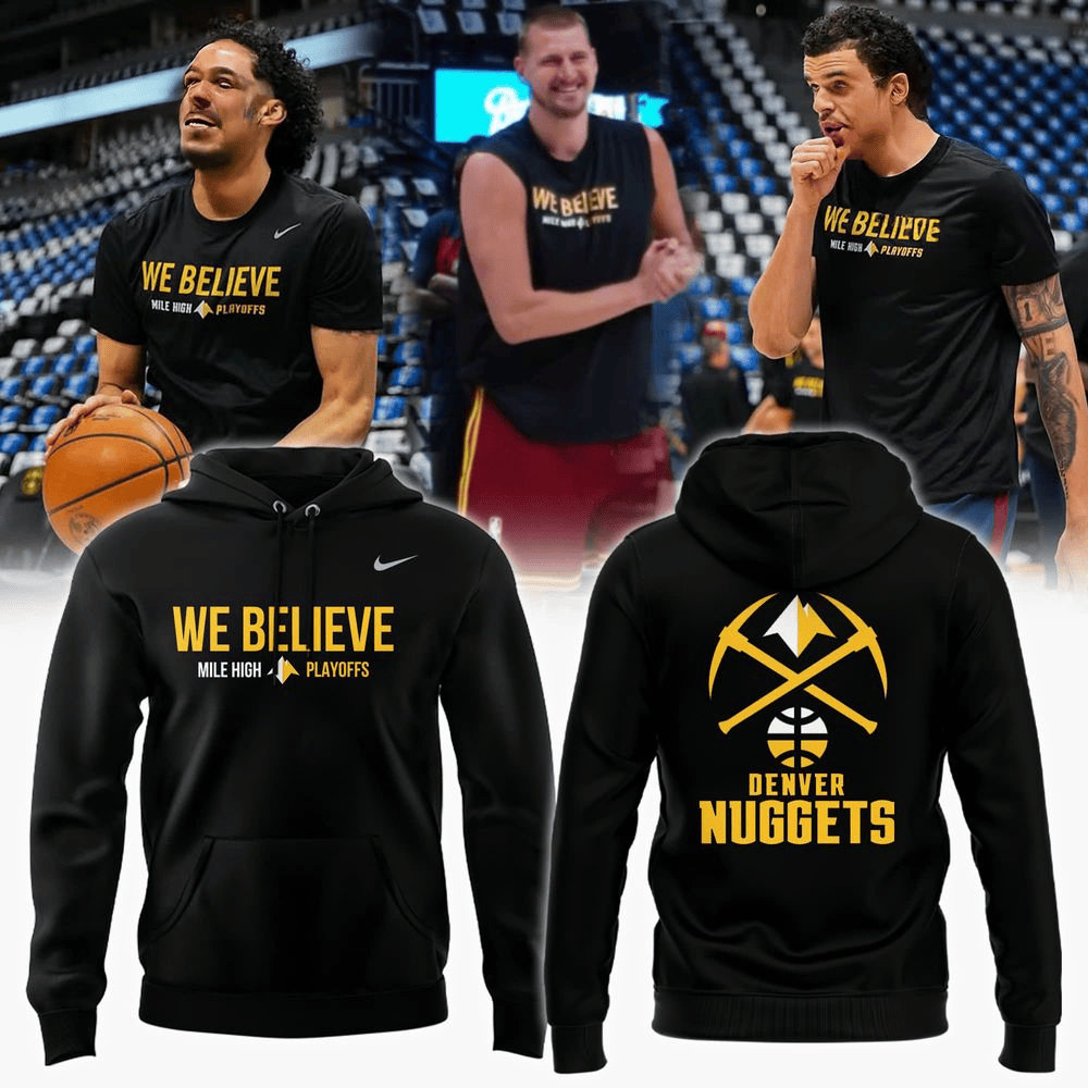 Denver Nuggets NBA 2025 Playoffs Hoodie Denver Nuggets Merch Father's Day Gifts For Husband