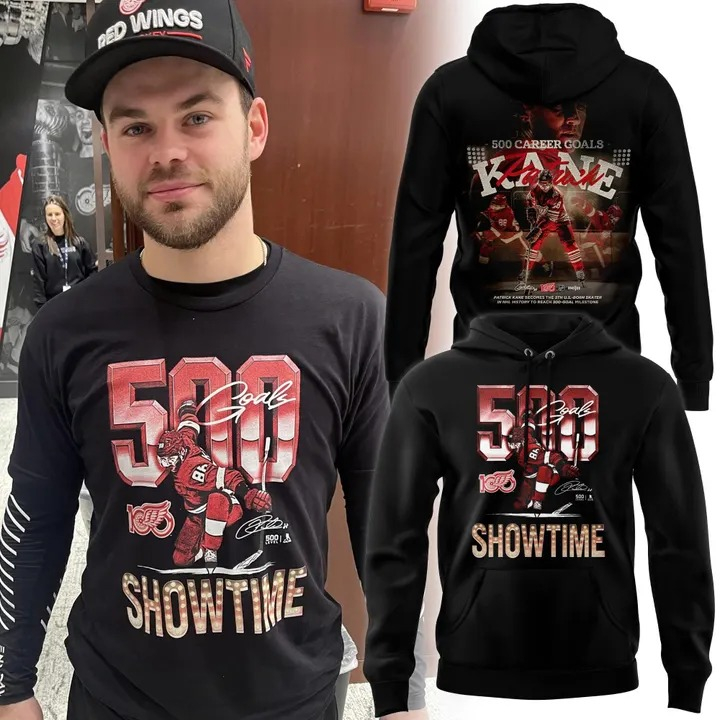 Detroit Red Wings Hockey Kane 500th Goal 500 Level Hoodie Best Gift For Hockey Fans
