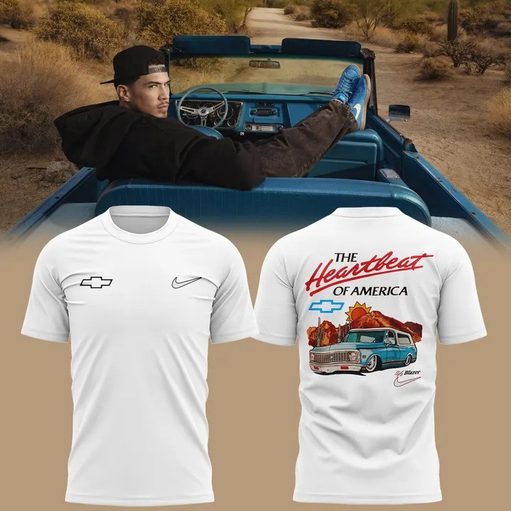 Devin Booker X Chevrolet Shirt The Heartbeat Of America Nike Chevrolet Max90 Merch