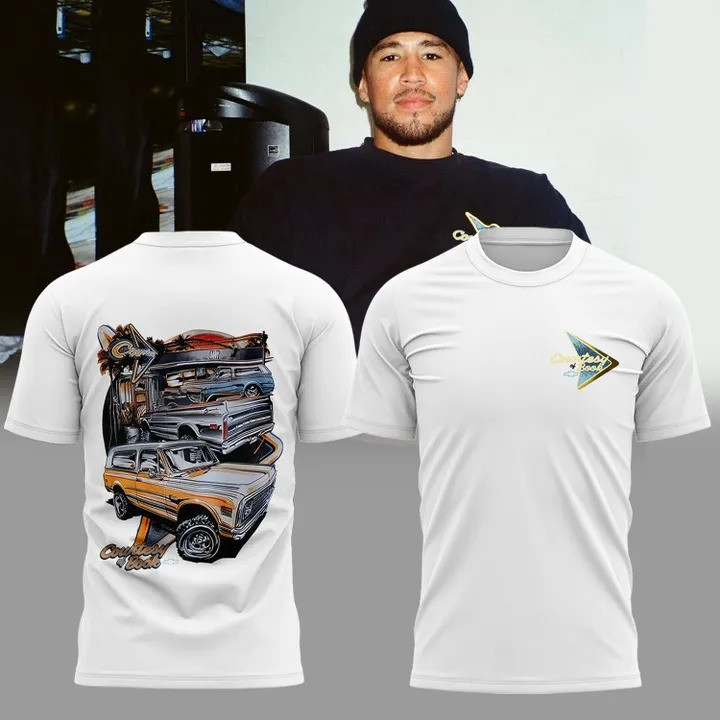 Devin Booker x Chevrolet Shirt 2025 Nike Chevrolet Max90 Devin Booker T-Shirt Fan Merch