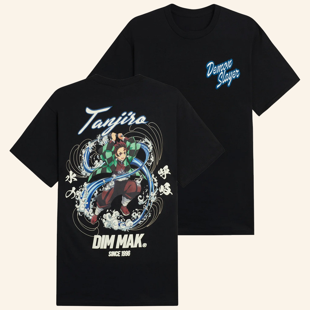 Dim Mak x Demon Slayer Merch Tanjiro T-Shirt Birthday For Anime Lovers
