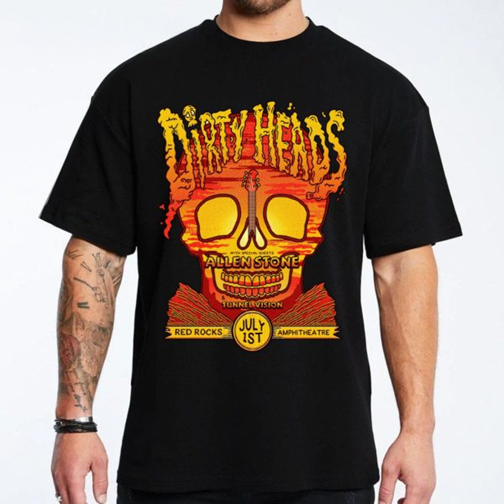 Dirty Heads With Allen Stone Red Rocks Shirt Fan Merch For Rock Music Lovers