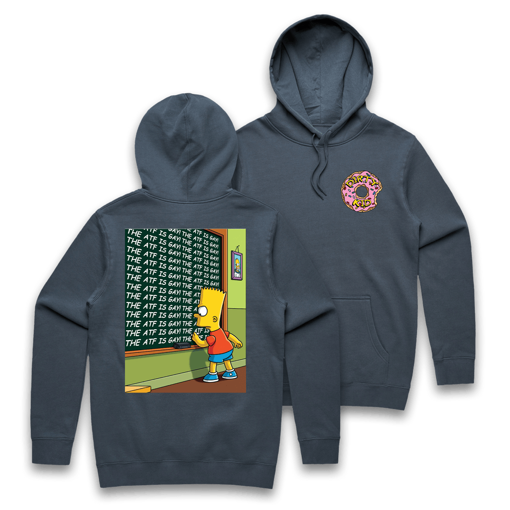 Dirty Kid Merch Atf Is Gay The Simpsons Hoodie Dirty Kid Apparel Fan Gifts